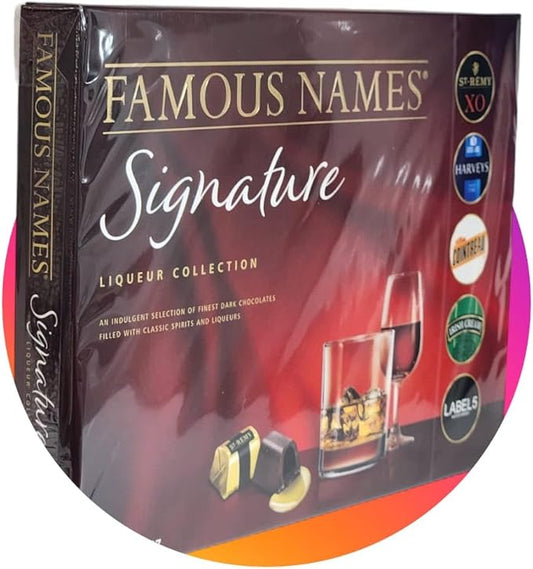 Famous Names Liqueur Dark Chocolates Indulgent Spirit Filled Treats