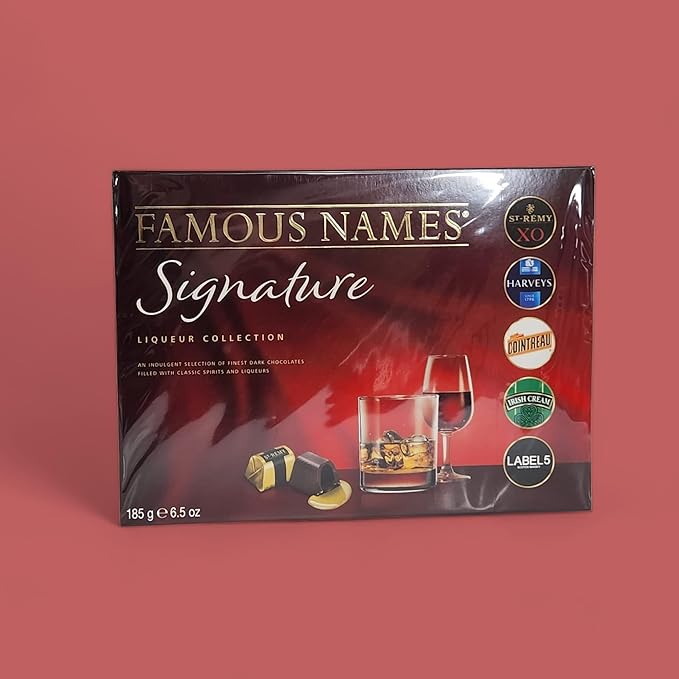 Famous Names Liqueur Dark Chocolates Indulgent Spirit Filled Treats
