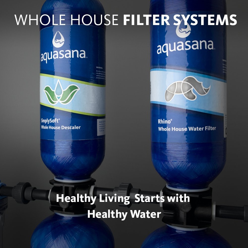 Aquasana Rhino 10-Year 1 Million Gallon Whole House Water Filter with Salt-Free Conditioner