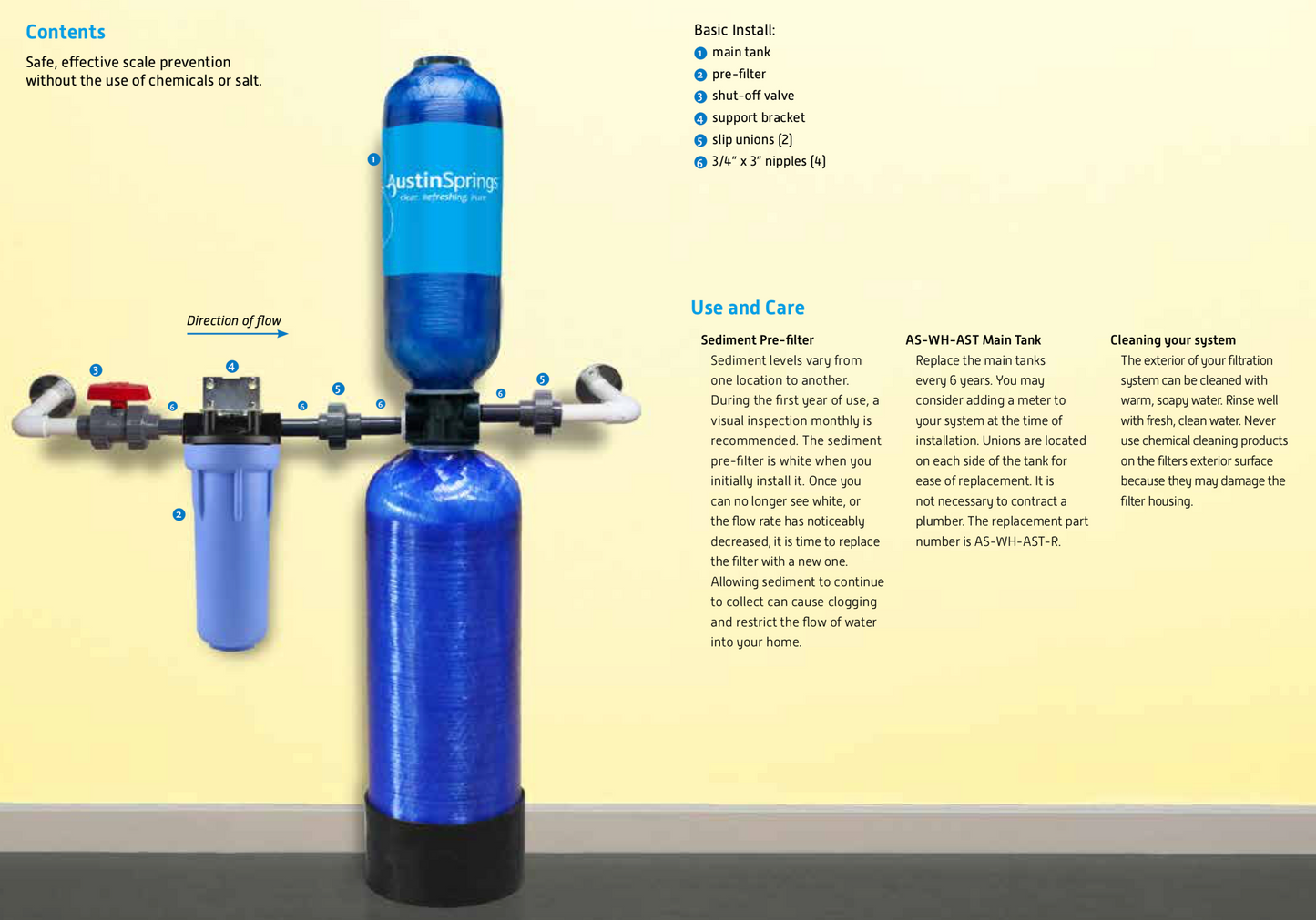 Aquasana Rhino 10-Year 1 Million Gallon Whole House Water Filter with Salt-Free Conditioner