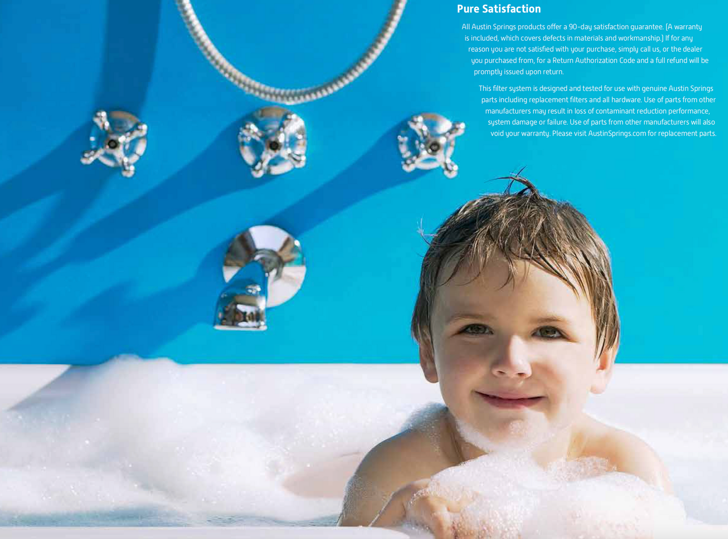 Austin Springs 10-Year 1 Million Gallon Whole House Water Filter with Pro grade Install kit