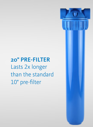 Austin Springs Whole House Salt-Free Water Conditioner 20" Pre-filter