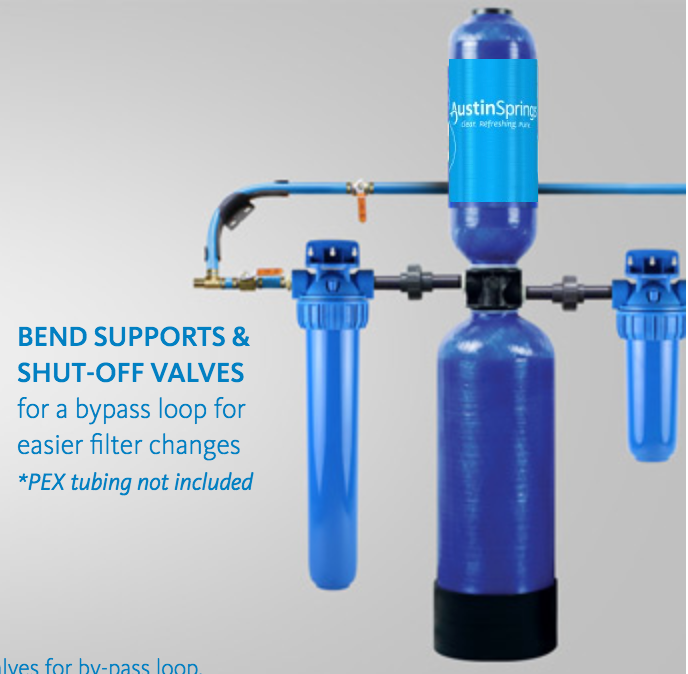 Austin Springs 300,000 Gal Whole House Water Filtration System with Salt-Free Conditioner